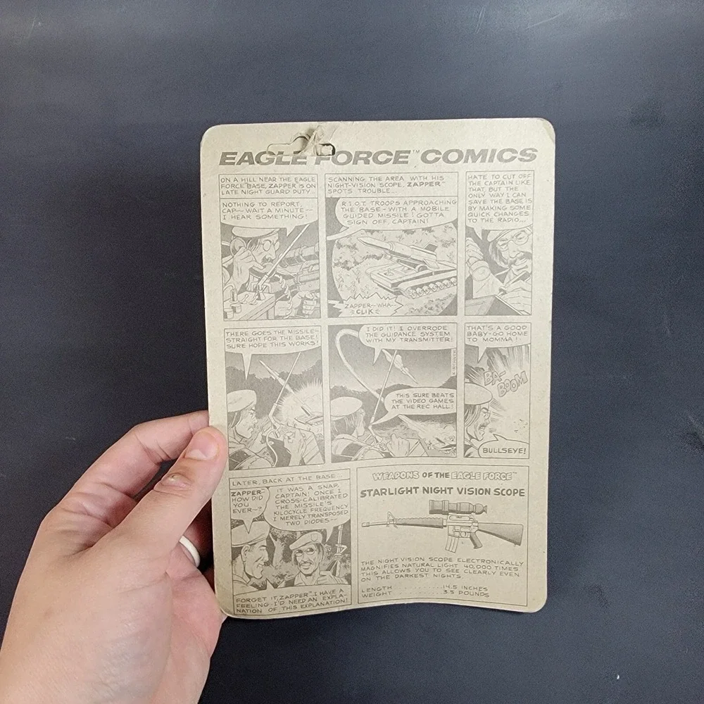 Vtg MEGO Eagle Force Zapper  Electronics Whiz‎ Action Figure CARDED CARD